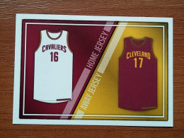 ST 40 - NBA Basketball 2016-2017, Sticker, Autocollant, PANINI, No 92 Home/Away Jerseys Cleveland Cavaliers - Books