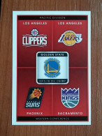 ST 44 - NBA Basketball 2016-2017, Sticker, Autocollant, PANINI, No 439 Western Conference - Pacific Division - Books