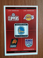 ST 44 - NBA Basketball 2016-2017, Sticker, Autocollant, PANINI, No 439 Western Conference - Pacific Division - Books