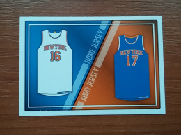 ST 45 - NBA Basketball 2016-2017, Sticker, Autocollant, PANINI, No 44 Home/Away Jerseys New York Knicks - Books