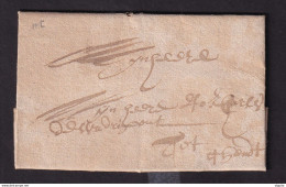 DDDD 159 -- Lettre Précurseur DOORNICK TOURNAI 1641 Vers De Watripont à GENDT - Bel état De Conservation - 1621-1713 (Pays-Bas Espagnols)