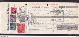 DDEE 264 - PERFINS C.A. Crédit Anversois - Lettre De Change 1938 Filature De Coton Roos-Geerinckx-De Naeyer ALOST/AALST - 1934-51