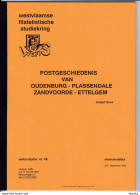 982/35 --  LIVRE/BOEK WEFIS Nr 49 - Postgeschiedenis OUDENBURG-PLASSENDAELE , Etc , 35 Blz ,  1988 , Door Joseph Goes - Philatélie Et Histoire Postale