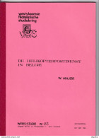 977/35  -- Livre De Helikopterpostdienst In Belgie 43 P. , Wefis Nr 25, Par Walter Major ,1980 - Poste Aérienne & Histoire Postale