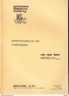 905 A/30 -- LIVRE/BOEK WEFIS Nr 28 - Postwissels En Postbons , 113 Blz ,1981 , Door Hugo Van De Veire - Philatélie Et Histoire Postale