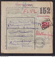 008/39 - Bulletin D' Expédition Colis Militaire Demi-Timbre Gare De TAMINES 1939 - Dokumente & Fragmente