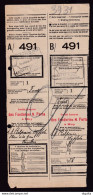 991/38 - Chemins De Fer Du NORD-BELGE - 2 Talons De Bulletins D'Expédition HUY NORD , Le Peseur , 1930 - Fonderies Porta - Nord Belge