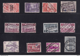 017/39 - Collection TAMINES - Ensemble De 12 Timbres Chemins De Fer (TR) Depuis 1933 - Andere & Zonder Classificatie