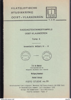 901/39 --  LIVRE/BOEK FISTO Nr 33 - Raddagtekeningstempels H-K Oost Vl. , 67blz, 1992, Door De Meester,Maenhout,Vervaet - Oblitérations