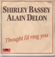 Disque 45 Tours Shirley Bassey Et Alain Delon 1983 Pop Ballad - Disco, Pop