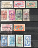 Lot De 13 Timbres Oblitérés Oubangui-Shari - Used Stamps