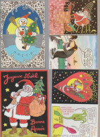 Thème -illustrateur - Patrick Hamm - Père Noël - Lot De 18 Cartes (dont 4 En Double) - Hamm