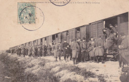 1906  Débarquement De La 6° Division D'Infanterie à La Gare De Mailly Le Camp - Mailly-le-Camp