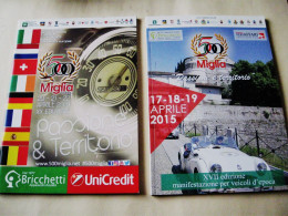 N. 2  LIBRI   500  MIGLIA   ANNI  2015   2018 - Libri