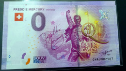 0 Euro Souvenir Freddie Mercury CHAU 2019-2 Gold2 + GRATIS - Switzerland