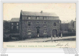 Julot1939 ...  NASSOGNE ..-- Café De La Justice De Paix , BODARD - COLLIN . 1910 De AUMETZ Vers NANCY . - Nassogne