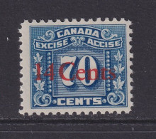 Canada Revenue (Federal), Van Dam FX119, MNH (overprint Offset On Back) - Fiscale Zegels