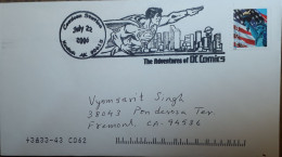 Superman In US Pictorial Postmark On Genuinely Used Domestic Cover, 2007, LPS4 - Cartas & Documentos