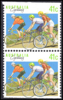 Australia 1989-94 41c Cycling Booklet Pair Unmounted Mint. - Neufs