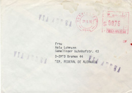 ARGENTINA 1992  AIRMAIL LETTER SENT FROM CORRIENTES TO BREMEN - Storia Postale