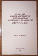 Bayrami Melamilik  Abdurrahman El Askeri Miratu'l Isk Islam Sufism Malamatiyya - Moyen Orient