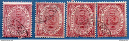 San Marino 1894 2 C  Colorshades 4 Values Cancelled - 2005.2614 - Oblitérés