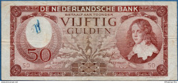 Nederland, Netherlands Type 1945 Stadtholder William III - Stadhouder Willem III  2012.04B11 - 50 Gulden