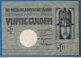 Nederland, Netherlands Type 1929 Minerva BV Series 2012.04B15 Nice But Folded Twice - 50 Gulden