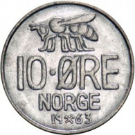 Norway - 1963 - KM 411 - 10 Öre - XF - Look Scans - Noorwegen