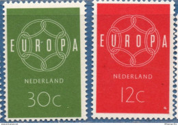 Netherlands 1959 Cept 2 Values MNH 2110.2607 Chains - 1959