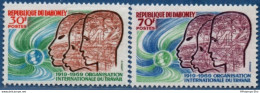 Dahomey 1969, ILO Labor Organisation 2 Stamps MNH 2105.2404 OIT - OIT