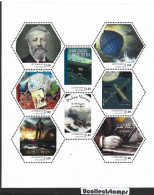 Luxemburg 2023 Jules Verne 1  Sheetlet     Postfris/mnh/neuf - Ongebruikt