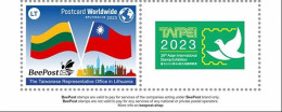 Lithuania Litauen Lettonie 2023 Taiwanese Representative Office In LT Taipei-2023 Exhibition BeePost Stamp With LabelMNH - Unused Stamps
