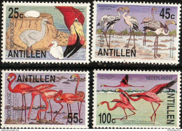 Dutch Antilles 1985 Flamingos Values MNH Antillen Phoenicopterus Ruber - Flamants