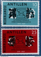 Dutch Antilles 1956 International Labour Organisatio ILO 2 Values MNH H-69.04 - OIT