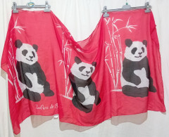 ECHARPE SOUVENIR ZOO DE BEAUVAL LES PANDAS - Foulards