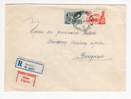 1960. YUGOSLAVIA,BOSNIA,SARAJEVO,TPO 4 SARAJEVO - BEOGRAD,RECORDED,EXPRESS COVER - Covers & Documents