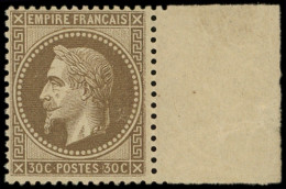 * EMPIRE LAURE - 30h  30c. Brun, Fond Ligné, Bdf, Forte Ch., TB - 1863-1870 Napoleon III With Laurels