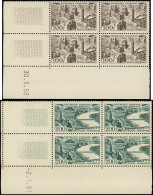 ** POSTE AERIENNE - 24/27 Villes De France, 4 BLOCS De 4 CD, TB - 1927-1959 Ungebraucht