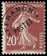 ** PREOBLITERES - 54  Semeuse Camée, 20c. Brun-lilas, TB - 1893-1947