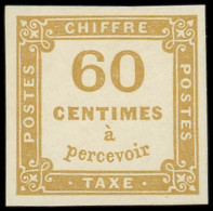 * TAXE - 8   60c. Bistre, TB - 1859-1959 Mint/hinged