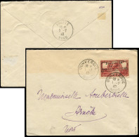 Let Spécialités Diverses - GUERRE DUNKERQUE Poste N°456 Obl. DUNKERQUE 1/7/40 S. Env., Arr. ARNEKE Le 3/7, TB - War Stamps