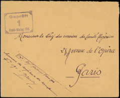 Let Guerre 1939/1945 - Cachet Geprüft/1 Front Stalag 194 (Nancy) S. Env. Pour Paris, Mention Manuscrite "homme De Confia - WW II