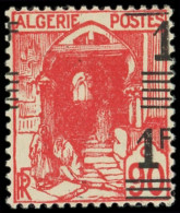 ** ALGERIE 158b : 1f. Sur 90c. Rouge, DOUBLE Surcharge, TB. Br - Sonstige & Ohne Zuordnung