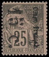 * CONGO 7b : 15c. Sur 25c. Noir S. Rose, Surcharge Verticale, TB - Sonstige & Ohne Zuordnung