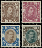 ** ISLANDE 148 Et 150/52 : Type Christian X, N°150 Infime Adh., Les Autres TB - Nuevos