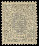 * LUXEMBOURG 42 : 10c. Gris-violet, TB. Br - 1859-1880 Wappen & Heraldik