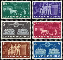 ** LUXEMBOURG 443/48 : Europe Unie, La Série, TB - Ungebraucht