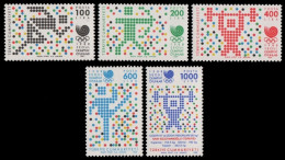 Türkei 1988 - Mi-Nr. 2824-2827 & 2828 ** - MNH - Olympia Seoul - Nuovi