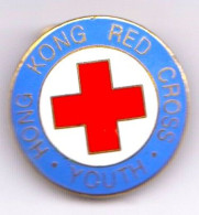 HONG KONG RED CROSS  - Superbe Insigne émaillé - Red Cross
